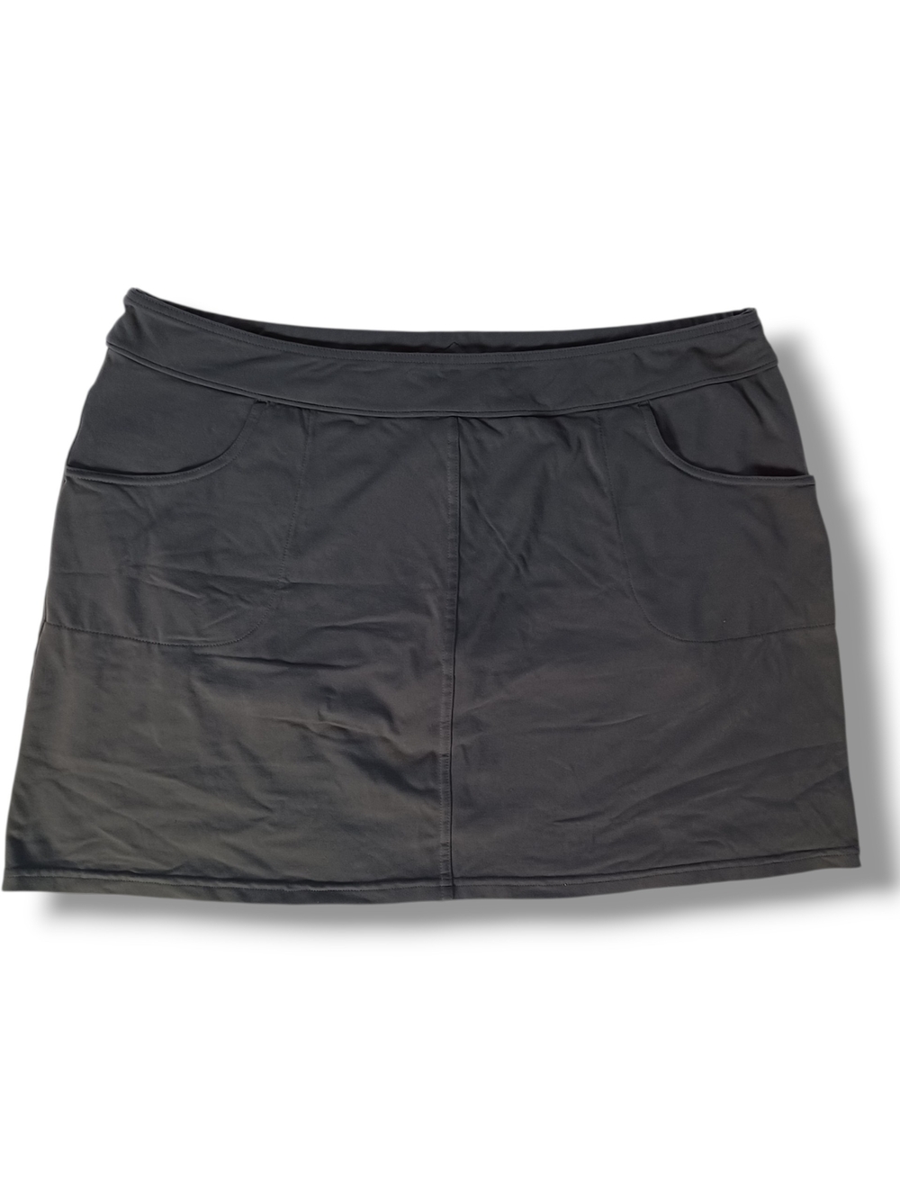 Eddie Bauer Stretch Activewear Mini Skirt Skort Nylon Hiking Size XL